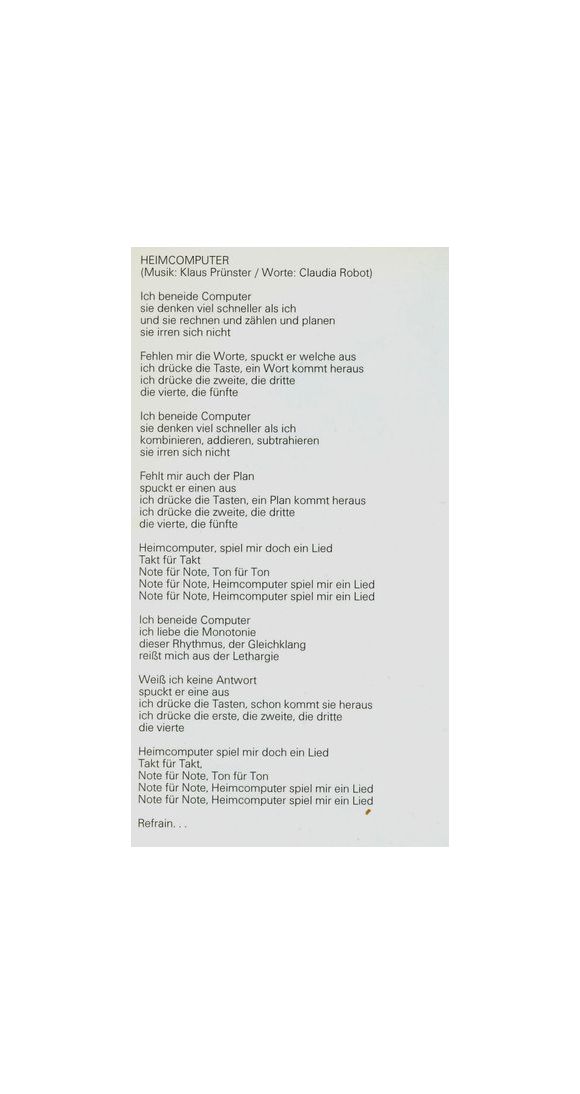 ZWEISAMKEIT (IST DIE SCHÖN'RE ZEIT) (1982), изображение 22