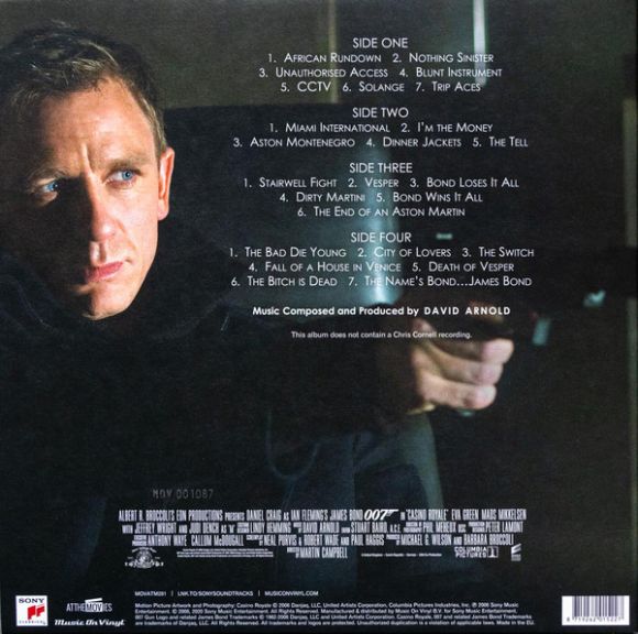 CASINO ROYALE (ORIGINAL MOTION PICTURE SOUNDTRACK) (LTD, COLOURED) (2020), изображение 2