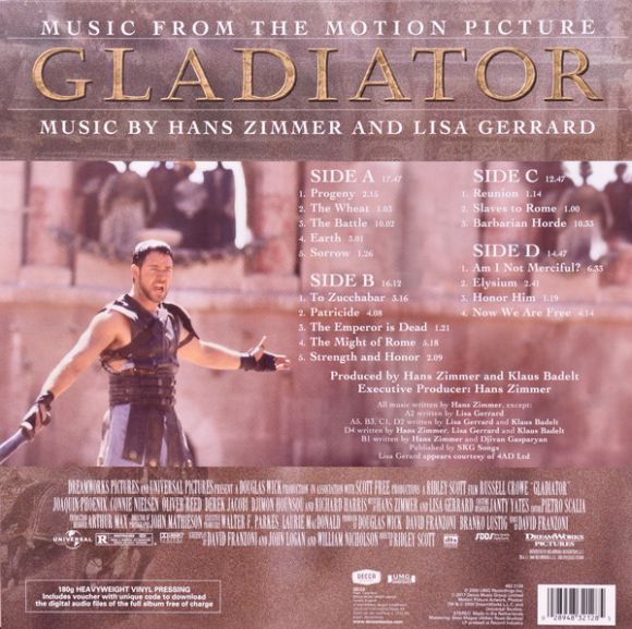 GLADIATOR (MUSIC FROM THE MOTION PICTURE) (2017), изображение 2