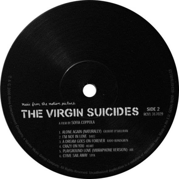 THE VIRGIN SUICIDES (MUSIC FROM THE MOTION PICTURE) (2020), изображение 4