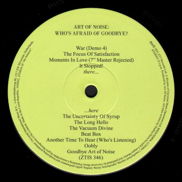 WHO'S AFRAID OF THE ART OF NOISE? AND WHO'S AFRAID OF GOODBYE? (2021), изображение 8