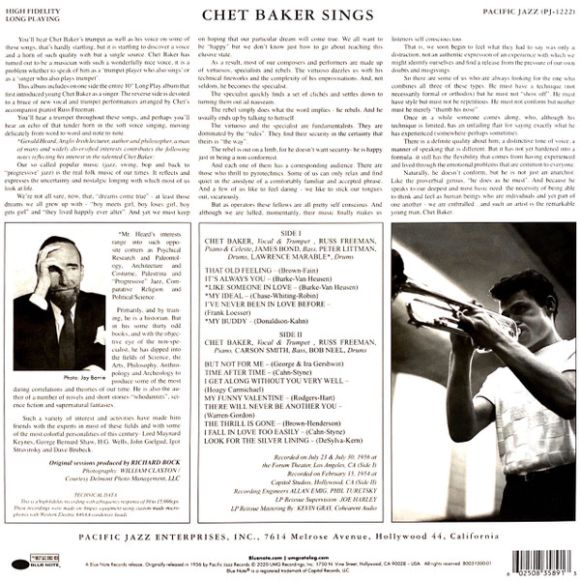 CHET BAKER SINGS (2020), изображение 4