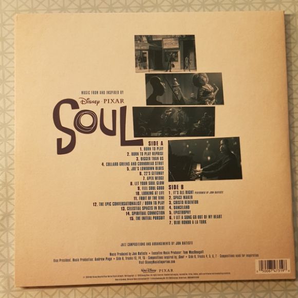 MUSIC FROM AND INSPIRED BY DISNEY PIXAR SOUL  (2020), изображение 2