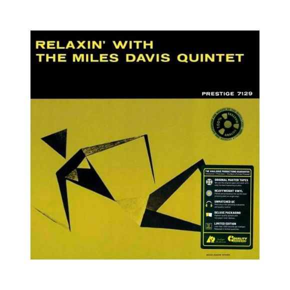 RELAXIN' WITH THE MILES DAVIS QUINTET (USA, ANALOGUE PRODUCTIONS)