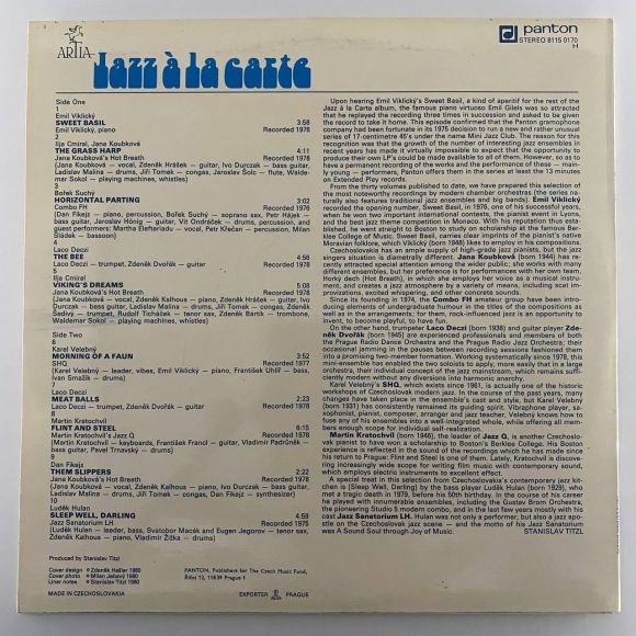 JAZZ A LA CARTE, изображение 2