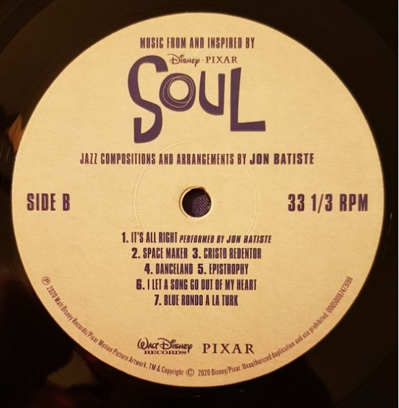 MUSIC FROM AND INSPIRED BY DISNEY PIXAR SOUL  (2020), изображение 8