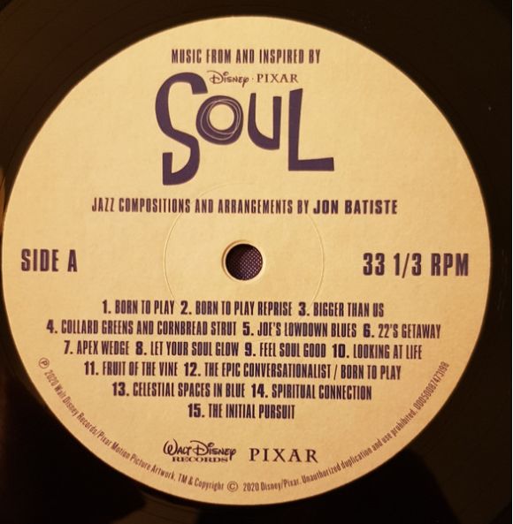 MUSIC FROM AND INSPIRED BY DISNEY PIXAR SOUL  (2020), изображение 6