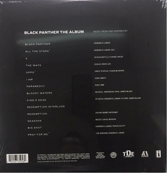 BLACK PANTHER THE ALBUM (2018), изображение 2