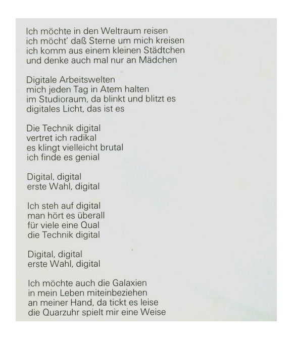 ZWEISAMKEIT (IST DIE SCHÖN'RE ZEIT) (1982), изображение 16